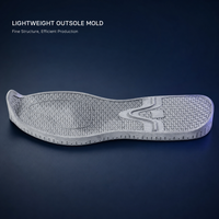 Insert de ventilation microporeux imprimé en 3D sur mesure SLM avec acier inoxydable AlSi10Mg/316L pour la solution des défauts d'injection des moules de chaussures EVA