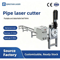 Machine de découpe laser à fibre CNC 3000W, haute précision, acier inoxydable, rail de guidage HIWIN, découpeuse laser automatique de tubes