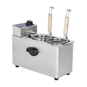 Cuisinière à nouilles électrique à double brûleur en acier inoxydable EH-80A, usage commercial, 2 kW, 220 V, pour restaurant de nouilles - Product Image 2