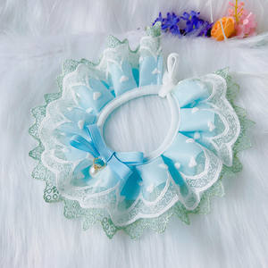 Bavoir mignon en dentelle pour chat et chien, serviette de salive Teddy Samo Sweet - Product Image 5