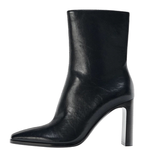 Petites bottines confortables à talon épais <span class=keywords><strong>pour</strong></span> femmes, style western, à bout carré, à enfiler - Product Image 1