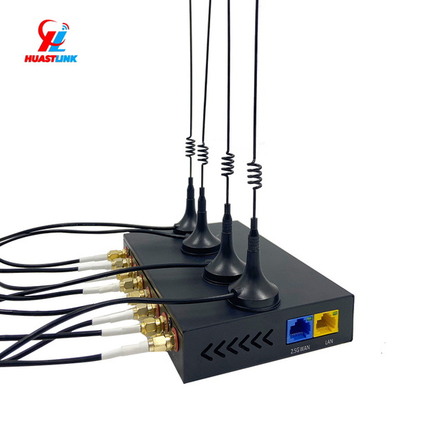 Vehicle 5G Cellular Router MTK7981b 2.5G WAN Wifi6 3000Mbps M.2 Slot X62 5G Lte Modem Router With Sim Card Slot