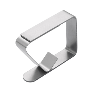 Clips de <span class=keywords><strong>nappe</strong></span> en acier inoxydable, supports de <span class=keywords><strong>nappe</strong></span> en métal robustes, pinces antidérapantes pour pique-nique en plein air, patio, mariage et fête - Product Image 2
