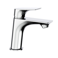 Mélangeur de robinet de lavabo d'hôtel de haute qualité avec matériau en laiton eau chaude et froide HY-80610030 vente en gros