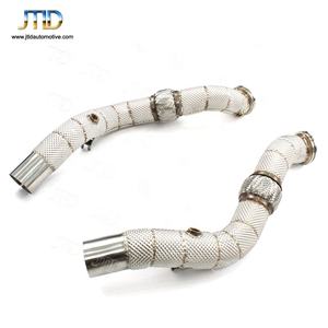 Tubo de escape blindado térmico de rendimiento de acero inoxidable 304 para <span class=keywords><strong>Maserati</strong></span> <span class=keywords><strong>Ghibli</strong></span> <span class=keywords><strong>V6</strong></span> 3,0 TT US Spec - Product Image 4