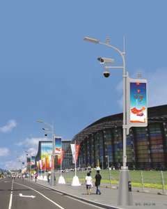 Borne de recharge pour véhicules électriques intelligents pour la ville, éclairage <span class=keywords><strong>LED</strong></span> intelligent, indice de protection IP65, construction en aluminium moulé sous pression, télécommande - Product Image 4