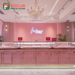 Fabricante de Muebles Modernos para Joyerías, Mostrador de Centro Comercial con Acabado Laminado y Vitrina de Vidrio - Product Image 5