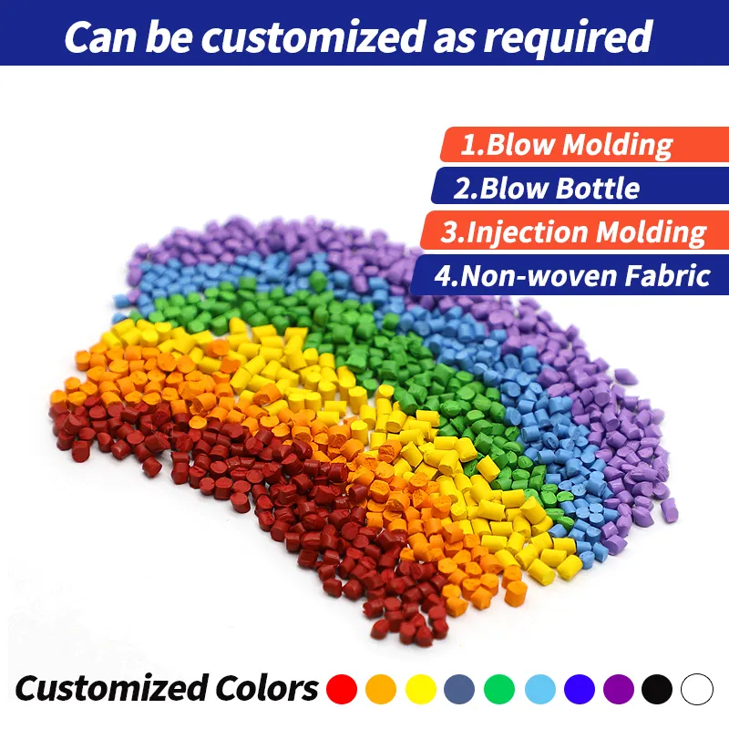 PP PE 마스터 배치 색상 폴리 프로필렌 마스터 배치 플라스틱 색상 마스터 배치