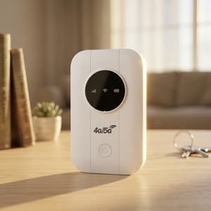 Router Wifi Portátil Pequeño Desbloqueado, Punto de Acceso Wifi Móvil de 150 Mbps con Ranura para Tarjeta SIM, Batería de 2100 mAh, Wifi Portátil 4G para Viajes - Product Image 1