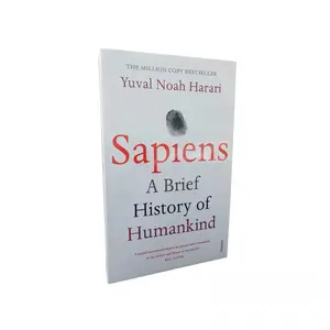 Kağıt ve karton baskı İsrail süper en çok satan İngilizce orijinal yapar insanlar yeniden incelemek kendi Homo sapiens
