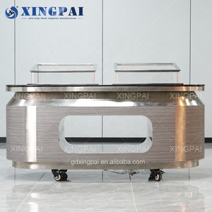 XINGPAI Hotel Project Catering Equipment Rectangle <strong>Buffet</strong> <strong>Tables</strong> Commercial Customized <strong>Buffet</strong> <strong>Table</strong> for Sale - Product Image 4