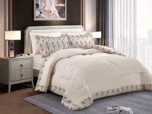 掛け布団セットクイーンキングサイズ高級寝具ベッドルーム羽毛布団セット - Product Image 2