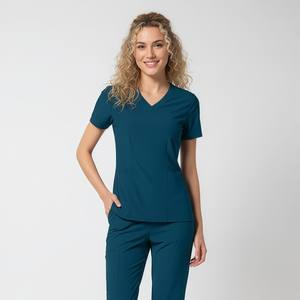 Ensemble d'uniformes médicaux mat multicolores personnalisables en tissu haut de gamme pour hôpitaux, cliniques dentaires et infirmières - Product Image 1