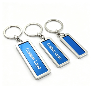 Porte-clés de voiture en métal vierge pour gravure laser, plaque anti-perte en acier inoxydable, sous licence usine - Product Image 5