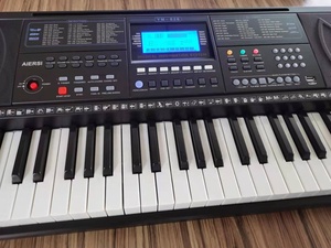 Aiersi Thương Hiệu Cảm ứng phản ứng 61 phím Organ điện tử bàn phím chuyên nghiệp Đàn Piano cụ với bàn đạp Jack <span class=keywords><strong>Midi</strong></span> đa chức năng - Product Image 4