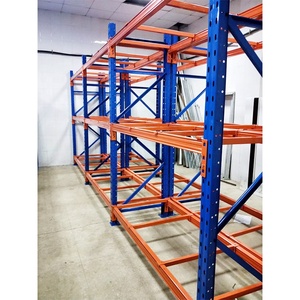 Système de rayonnage palettisé de terrasse de fil de Forlkift industriel d'allée large profonde simple de stockage d'inventaire à froid résistant - Product Image 5