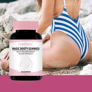 Doğal Vegan Glute arttırıcı Gummies bitki özü bazlı şişede nazik Glute boyutu büyütme sağlık gıda sınıfı destekler - Product Image 2