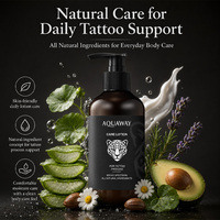 Lotion Quotidienne Éclat Tatouage Marque Privée OEM 237ml au Beurre de Karité et Aloe Vera – Hydratant Corporel Rehausseur de Couleur pour Tatouages Réparés
