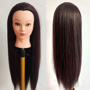 Maniquí Femenino para Prácticas de Peinado, Corte, Rizado y Estilismo, Modelo de Cabello Largo para Cosmetología - Product Image 3