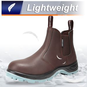 Botas de Seguridad de Trabajo Unisex con Certificación CE, Corte Alto, Impermeables, con Puntera de Acero, Transpirables, de PU y Goma, Antideslizantes, Anti-Impactos y Anti-Pinchazos - Product Image 5