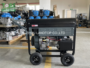 LANDTOP小型発電機工場価格ポータブルオープンまたはサイレント2kw 3kw 5kw 6kw 7kw 8kwポータブルディーゼル発電機 - Product Image 5