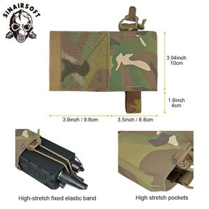 Sinairsoft High Quality Tactical Carrier <b>Pouch</b> 2Pcs Plate Mag <b>Pouch</b> with Nylon and Polyester Durable Plate Carrier Mag <b>Pouch</b> - Product Image 4