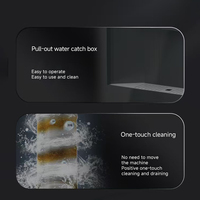 Distributeur d'eau d'armoire à LED intelligent OEM compresseur électrique mural réfrigération multi-température chaud froid ménage hôtel