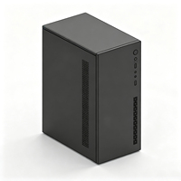 Boîtier PC Gaming H7 Mini Tower MicroATX ITX pour GPU long, support HDD 3.5, panneau latéral en verre trempé RGB, châssis DIY en stock