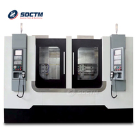 Tour de tournage de métaux CNC à double broche TS-VL850 tour vertical personnalisable pour l'usinage de manchons de type disque