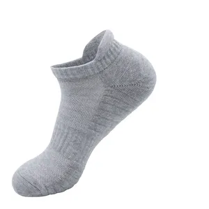 High Quality Custom Logo Short Ankle Athletic Running <b>Socks</b> High Quality <b>Black</b> White Gray Cotton Men <b>Women</b> Wholesale Summer - Product Image 4