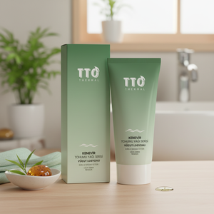 Lotion corporelle thermique TTO 200ml Acide hyaluronique Huile de graines de chanvre Huile d'arbre à thé Hydratation intense Revitalisant pour la peau Tous types de peau - Product Image 3