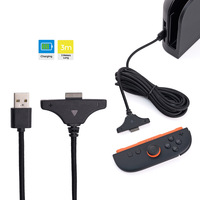 Câble de charge 3M TNS-51110 pour Switch 2, cordon de charge magnétique tressé, accessoires de jeu