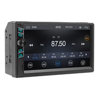 Autoradio universel double DIN 7 pouces Bluetooth USB stéréo sans fil Carplay Android Auto radio FM lecteur MP5 tactile