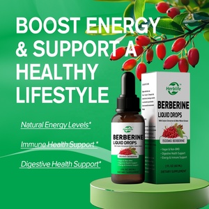 Suplementos de extracto de hierbas OEM ODM de venta caliente, gotas líquidas de berberina con canela de Ceilán para la digestión y la salud inmunológica - Product Image 2