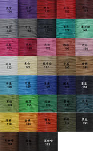 En gros 38 Couleurs Multi Tailles Polyester Tressé Corde Cirée Cordon DIY Macramé Fabrication De Bijoux Fils Directement De L'usine - Product Image 6