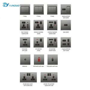 Multi Function Universal 2 Pin Electrical Accessories Switch An D Socket