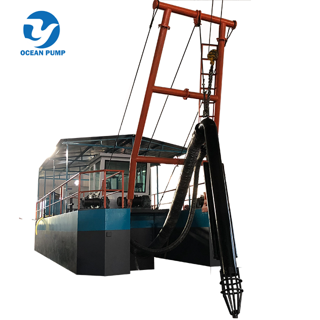 Высокая эффективность Jet свайно-папильонажный земснаряд с роторным разрыхлителем