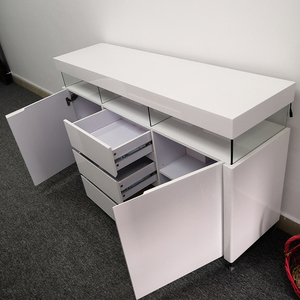 Wooden <strong>Sideboard</strong> Cabinet SGYA001 Modern <strong>White</strong> <strong>Gloss</strong> Dining <strong>Sideboard</strong> - Product Image 5