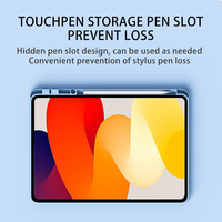 Coque de protection automatique avec fonction de réveil et de mise en veille, rotative à 360 degrés, en TPU et acrylique, pour tablette Redmi Pad SE 11 pouces – Vente directe