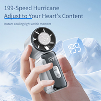 Ventilateur électrique portable de poche pour extérieur, mini, puissant, personnalisable, pour voiture et usage domestique, avec packs de glace pour le refroidissement