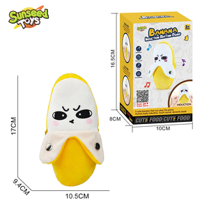 Juguete Educativo <span class=keywords><strong>de</strong></span> Peluche Suave Sunseed con Sonido Táctil y Ritmo <span class=keywords><strong>de</strong></span> Inducción Humana: Plátano, Fresa, Zanahoria para Niños y Niñas - Product Image 5