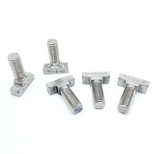 Vis à tête en T en acier inoxydable M6 M8 M12 pour fixation de profilés en aluminium - Product Image 1