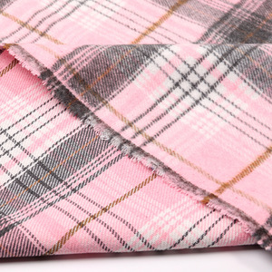 En stock – <span class=keywords><strong>Tissu</strong></span> brocart de <span class=keywords><strong>laine</strong></span> tissé style coréen semi-fin, résistant à l'abrasion, jaune, pour manteau femme, motif écossais, largeur 43/44 pouces - Product Image 4