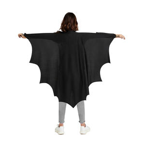 Ensemble de cape de chauve-souris pour Halloween, <span class=keywords><strong>masque</strong></span> pour les yeux, tenue de fête pour enfants, déguisement d'Halloween - Product Image 2