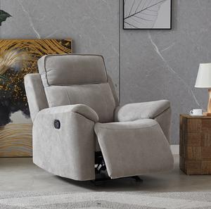 Modern Single Home Single Sofa Recliner Grey Fabric Chair Extendable Living <strong>Room</strong> <strong>Furniture</strong> <strong>to</strong> <strong>Go</strong> Sofa - Product Image 2