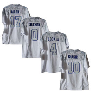 Camisetas de Fútbol Americano al por Mayor para Mujer, Cosidas, con el Número 73 Dawkins, 17 Allen, 10 <span class=keywords><strong>Shakir</strong></span>, 4 Cook III, 0 Coleman, Camisetas de Malla de los Buffalo - Product Image 3