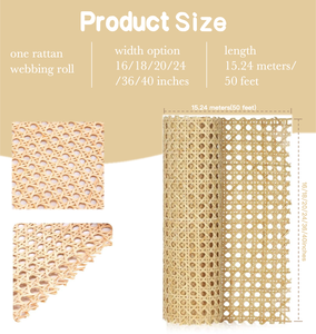 סיטונאי החקלאות בניית שולחן ראטן וכסא סיתות רדיו צד אוכל רשת קנה קנה - Product Image 3