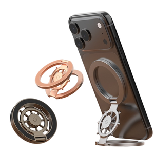 <span class=keywords><strong>Soporte</strong></span> Magnético para Teléfono con Anillo Giratorio, de Aleación de Zinc, Plegable, para Apple, iPhone y OnePlus, Envío Rápido - Product Image 2