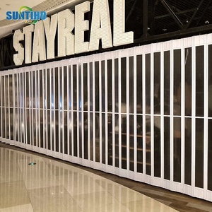 Centre commercial intérieur simple avec moteur cloison <span class=keywords><strong>porte</strong></span> PC cristal <span class=keywords><strong>porte</strong></span> pliante en alliage d'aluminium <span class=keywords><strong>porte</strong></span> <span class=keywords><strong>coulissante</strong></span> latérale - Product Image 5