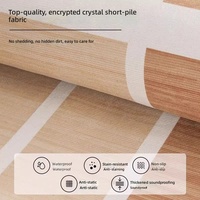 Tapis de salon style minimaliste, abstrait géométrique, absorbant l'eau, antidérapant, isolant thermique, résistant aux taches, facile d'entretien